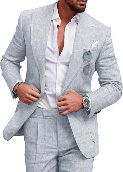 Sebastian | Men's Tailored Two-Piece Blazer Suit Set