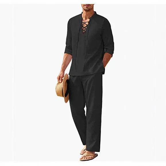 Orvian | Men's Linen Summer Co-Ord Set