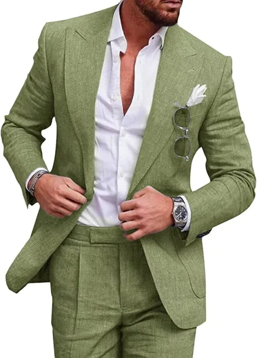Sebastian | Men's Tailored Two-Piece Blazer Suit Set