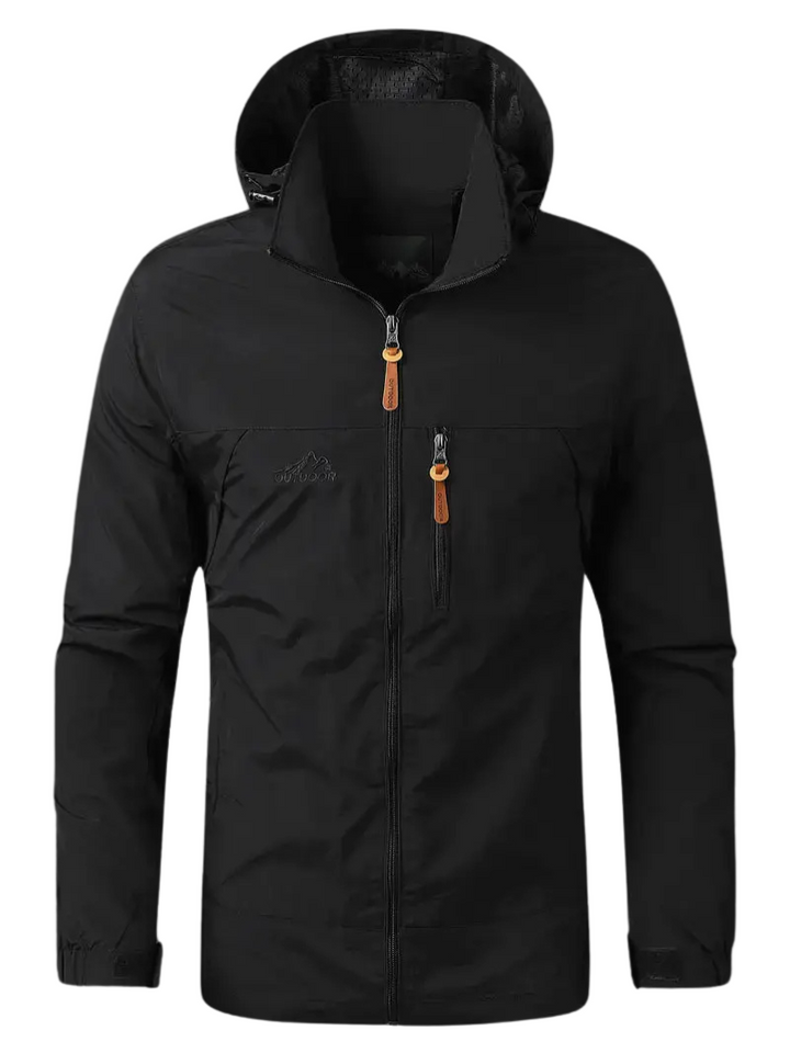 Men's Waterproof Wind-Resistant Jacket Breathable Outdoor Spring Coat