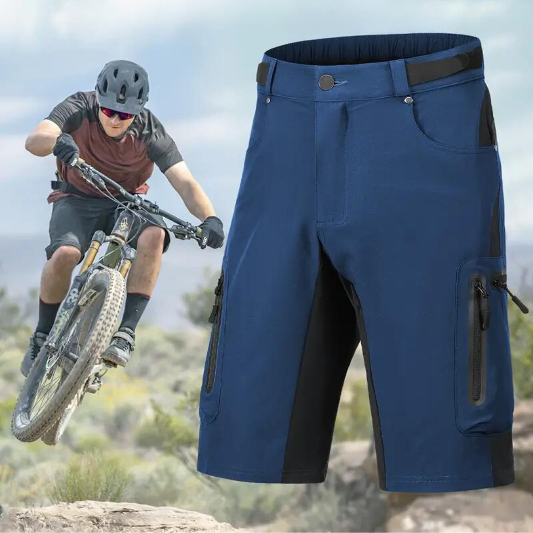Men's MTB Cycling Shorts Cargo Pockets Quick-Drying Bike