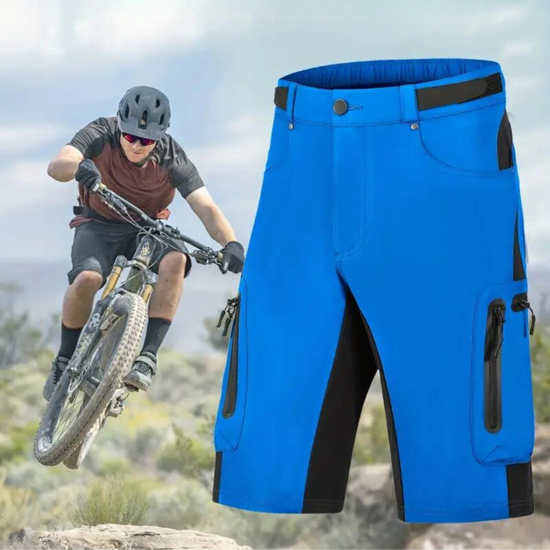 Men's MTB Cycling Shorts Cargo Pockets Quick-Drying Bike