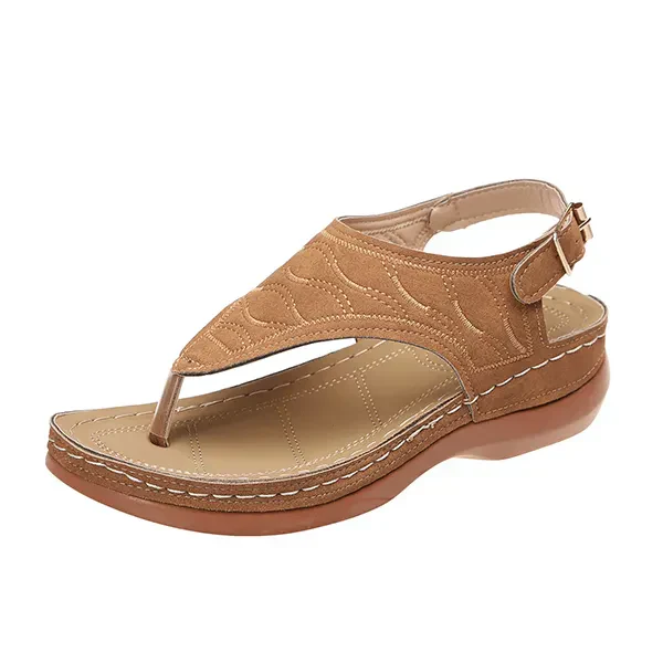 Elina | Women's Open Toe Slingback Flat Strap Sandals