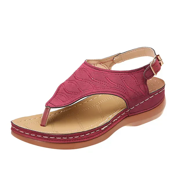 Elina | Women's Open Toe Slingback Flat Strap Sandals