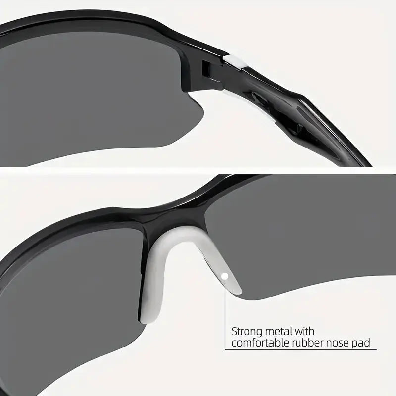 Polarized Sports Sunglasses UV-Protection Lightweight Outdoor