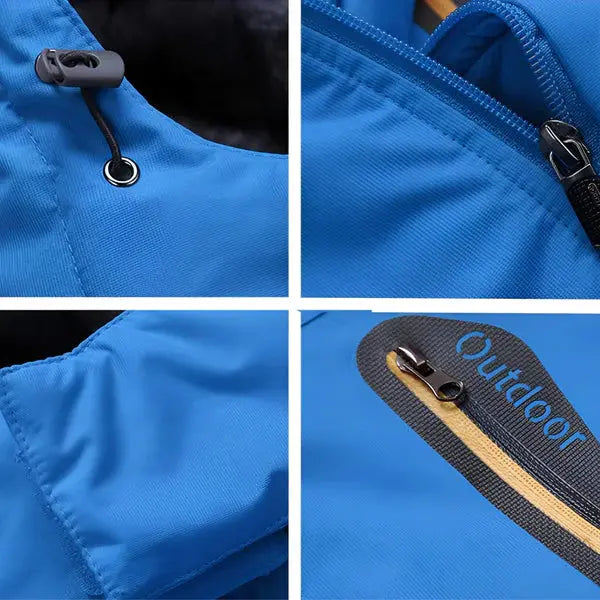 Men's Waterproof Wind-Resistant Winter Jacket Insulated Outdoor Coat