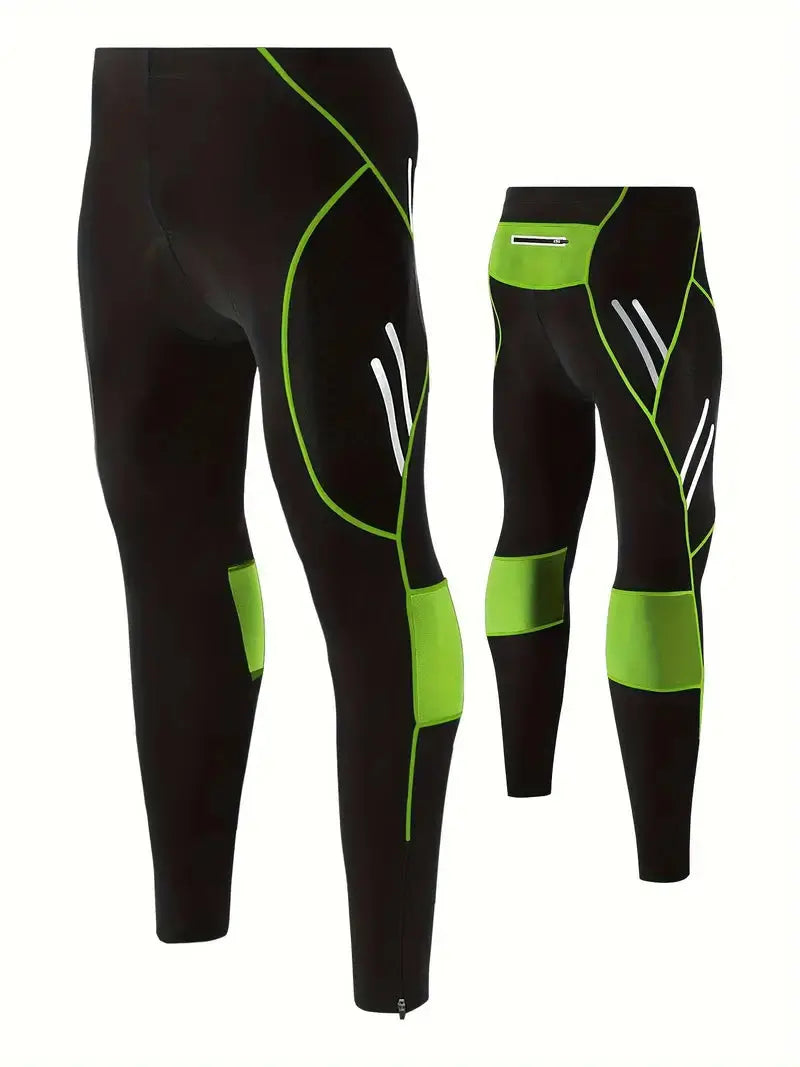Men's Cycling Shorts Gel-Padded Long Breathable Bike Tight