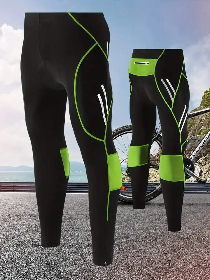 Men's Cycling Shorts Gel-Padded Long Breathable Bike Tight