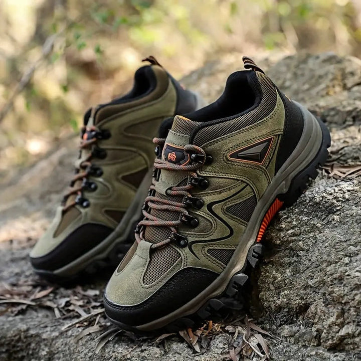 Men's Waterproof Hiking Shoes Wide-Fit Supportive Outdoor Walking