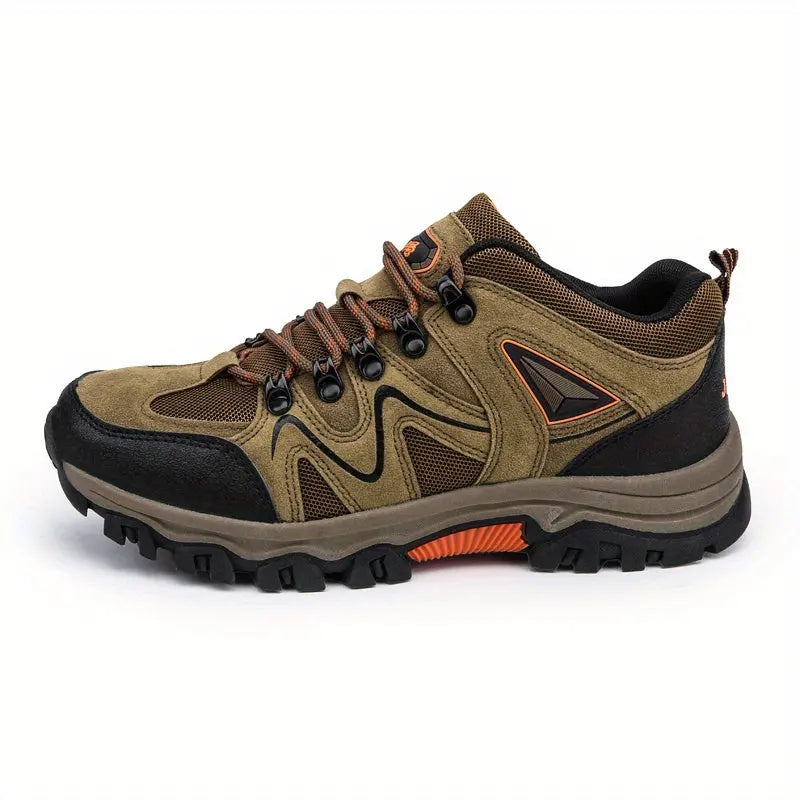 Men's Waterproof Hiking Shoes Wide-Fit Supportive Outdoor Walking