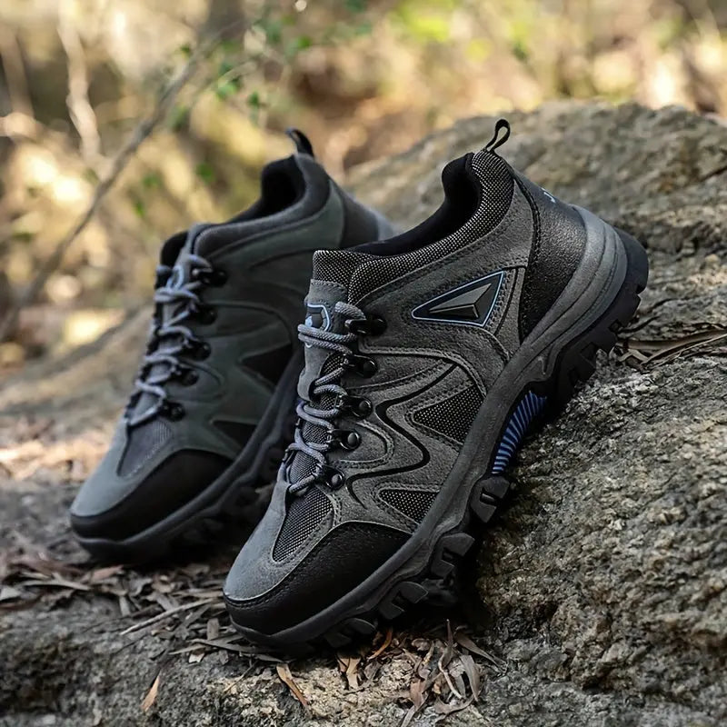 Men's Waterproof Hiking Shoes Wide-Fit Supportive Outdoor Walking