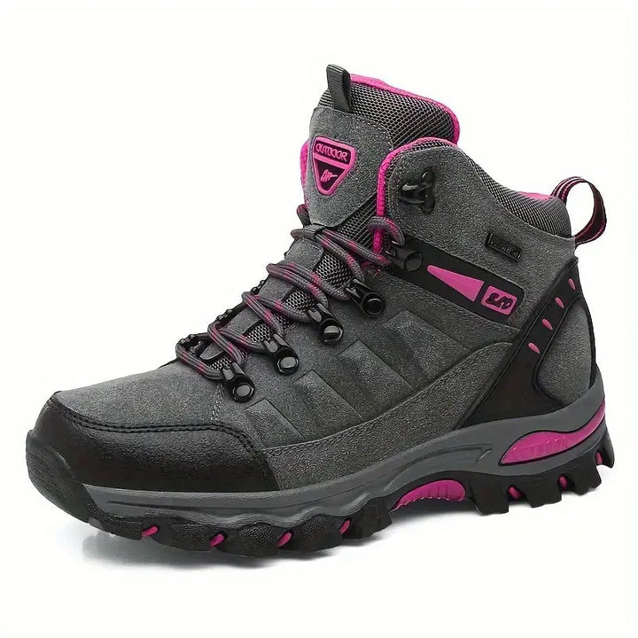 Women's Waterproof Hiking Boots Wide-Fit Supportive Outdoor Shoes