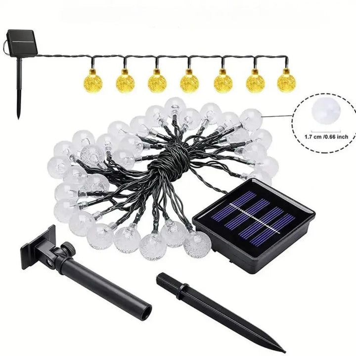 Solar LED String Lights Waterproof Outdoor Garden Camping