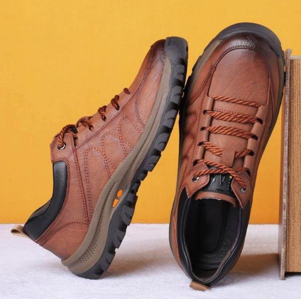 Ethan | Men's Rugged Leather Lace Up Shoes