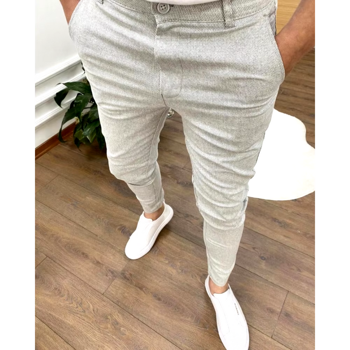 Liam | Men's Slim-Fit Stretch Casual Trousers