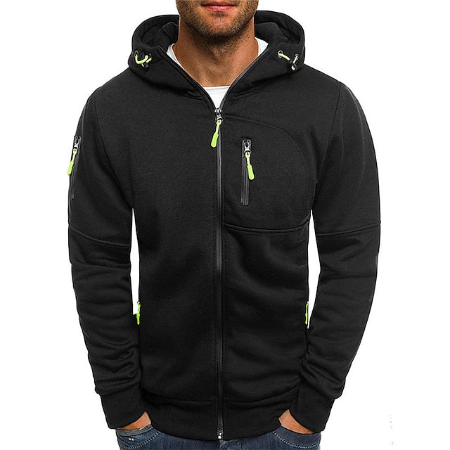 Logan | Men's Zip-Up Hooded Sweatshirt