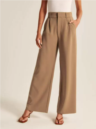 Virelle | Women's High-Waist Tailored Wide-Leg Trousers