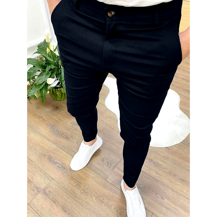 Liam | Men's Slim-Fit Stretch Casual Trousers