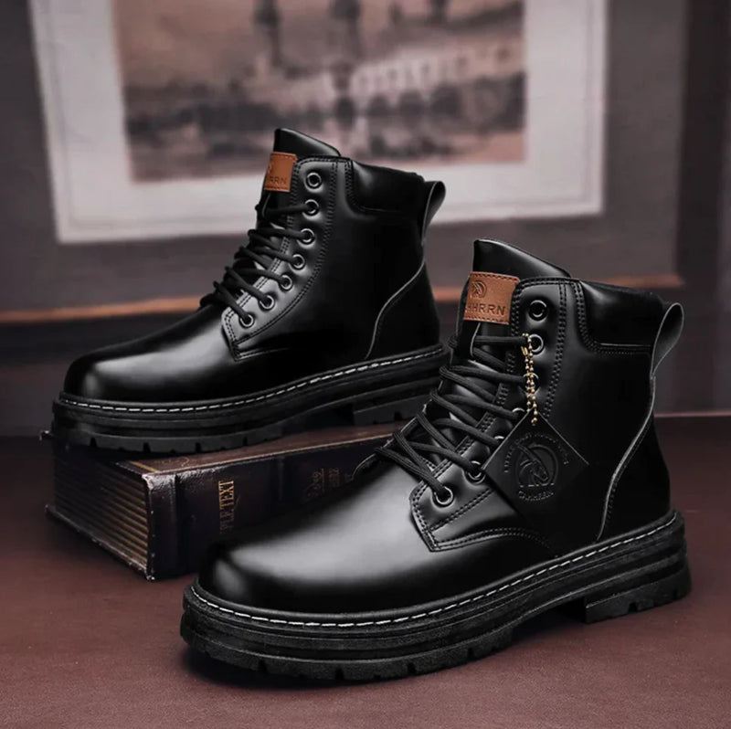 Logan | Men's Lace-Up High-Top Work Boots