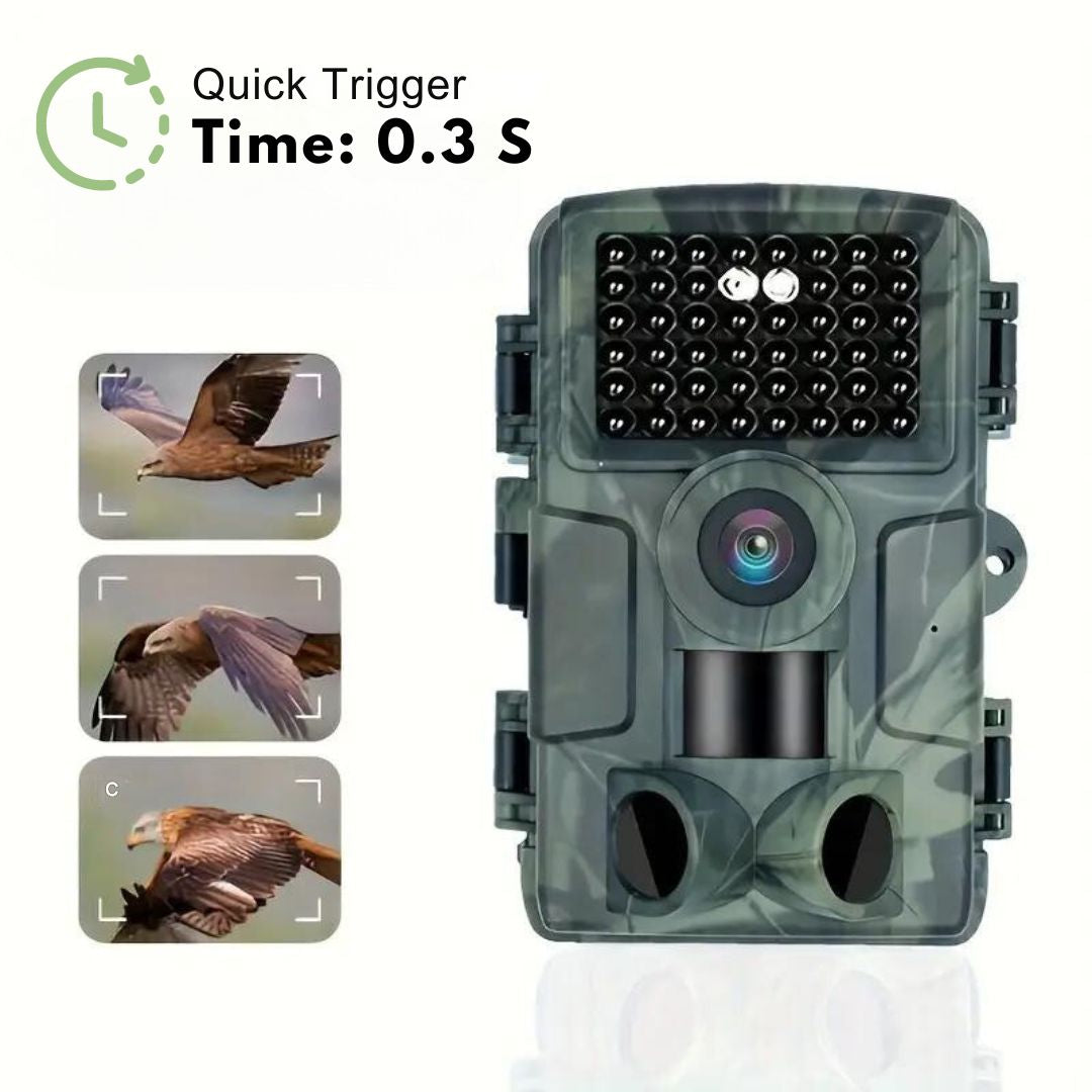 4K Trail Camera 60MP Wildlife Waterproof Motion Activated
