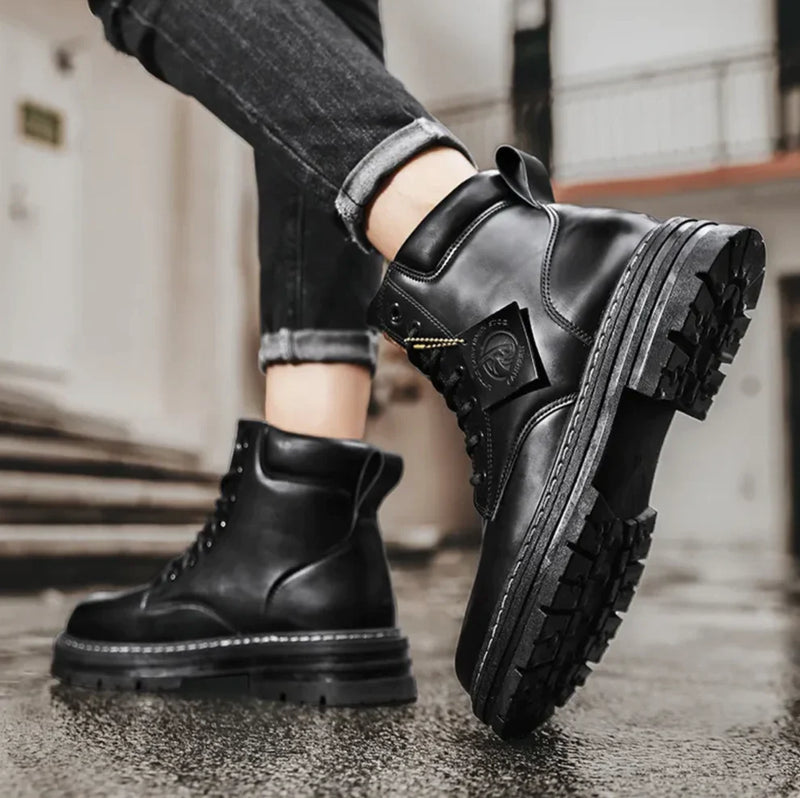 Logan | Men's Lace-Up High-Top Work Boots