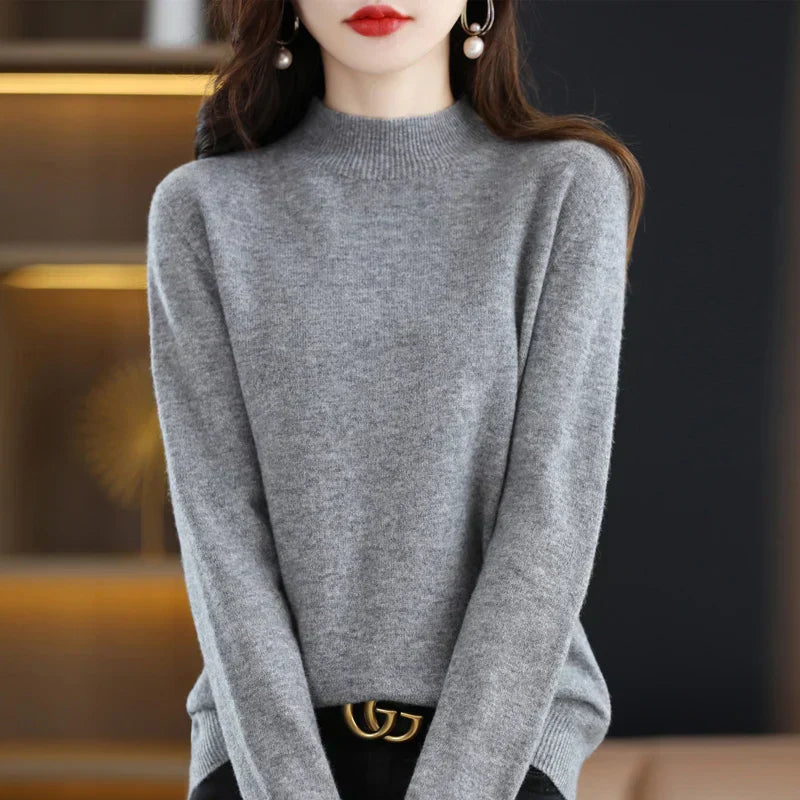 Iris | Women's Soft Cashmere Turtleneck Sweater