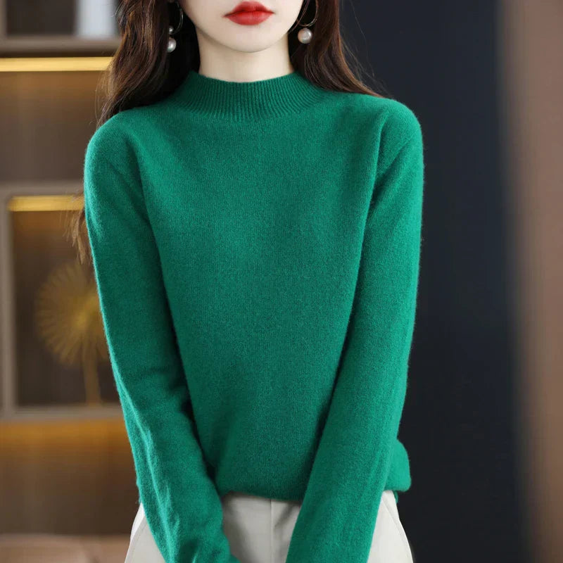 Iris | Women's Soft Cashmere Turtleneck Sweater