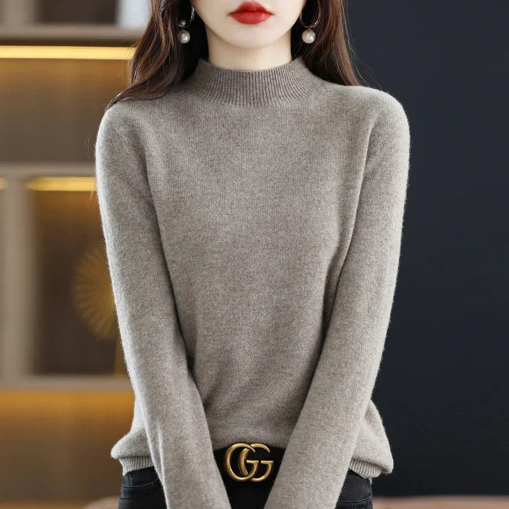 Iris | Women's Soft Cashmere Turtleneck Sweater