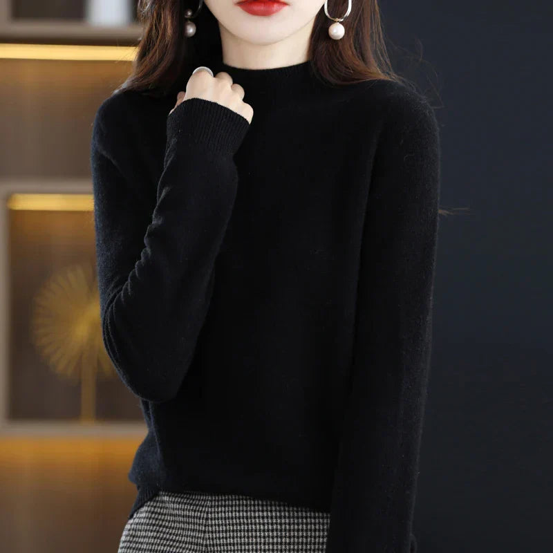 Iris | Women's Soft Cashmere Turtleneck Sweater