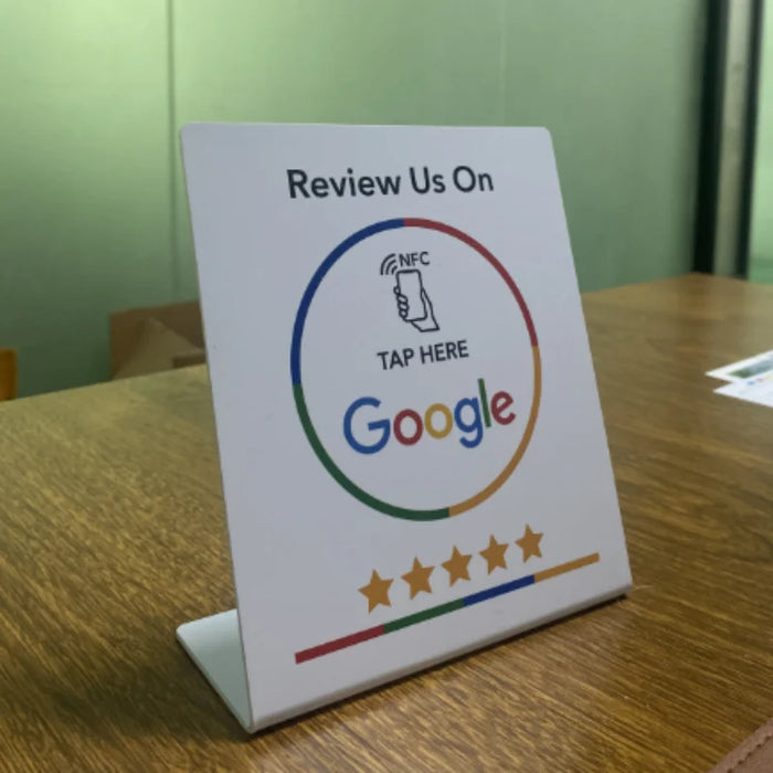NFC Google Review Card Tap to Review – Easy Customer Feedback for Business & Service Use