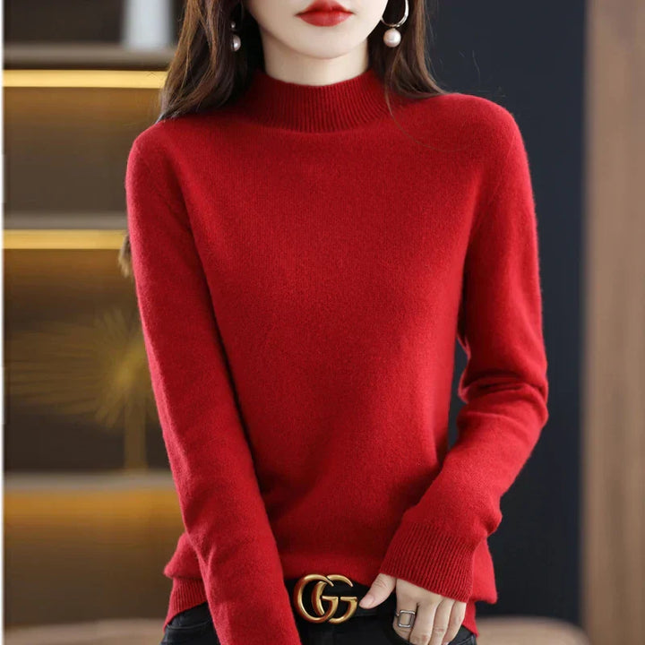 Iris | Women's Soft Cashmere Turtleneck Sweater