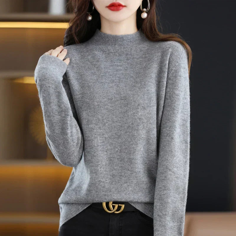 Iris | Women's Soft Cashmere Turtleneck Sweater