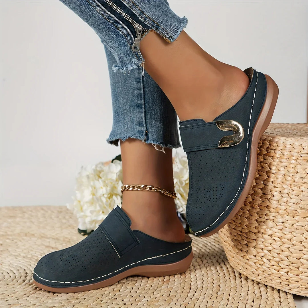 Mila | Women's Supportive Wedge Slip-On Loafers
