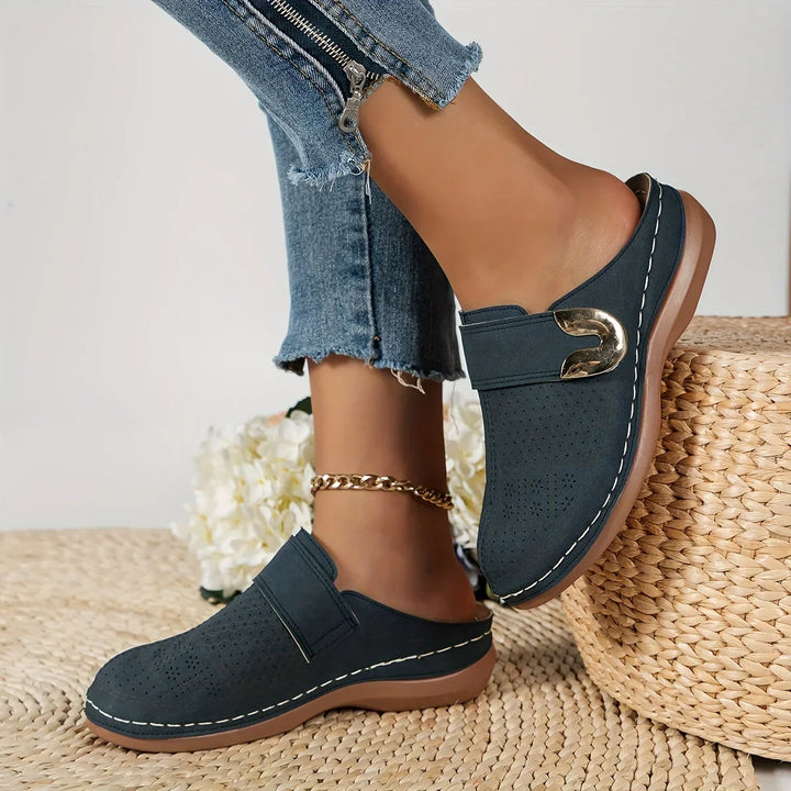 Mila | Women's Supportive Wedge Slip-On Loafers