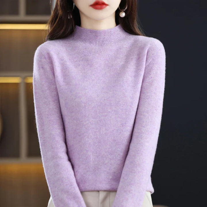Iris | Women's Soft Cashmere Turtleneck Sweater