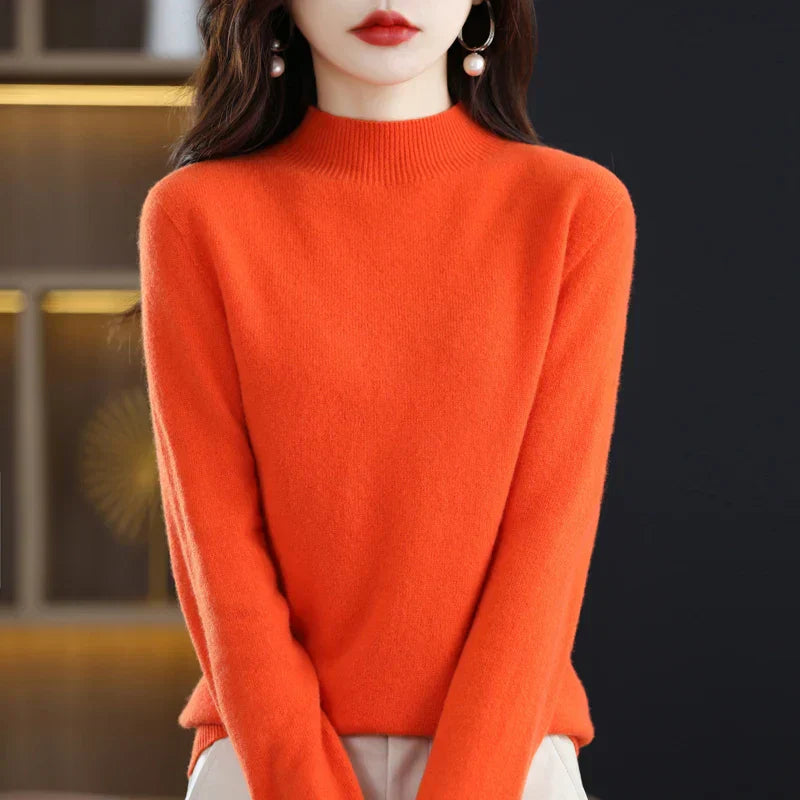 Iris | Women's Soft Cashmere Turtleneck Sweater