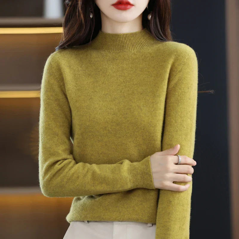 Iris | Women's Soft Cashmere Turtleneck Sweater