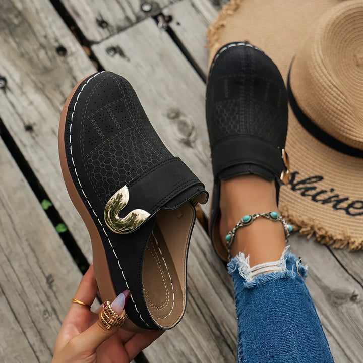 Mila | Women's Supportive Wedge Slip-On Loafers