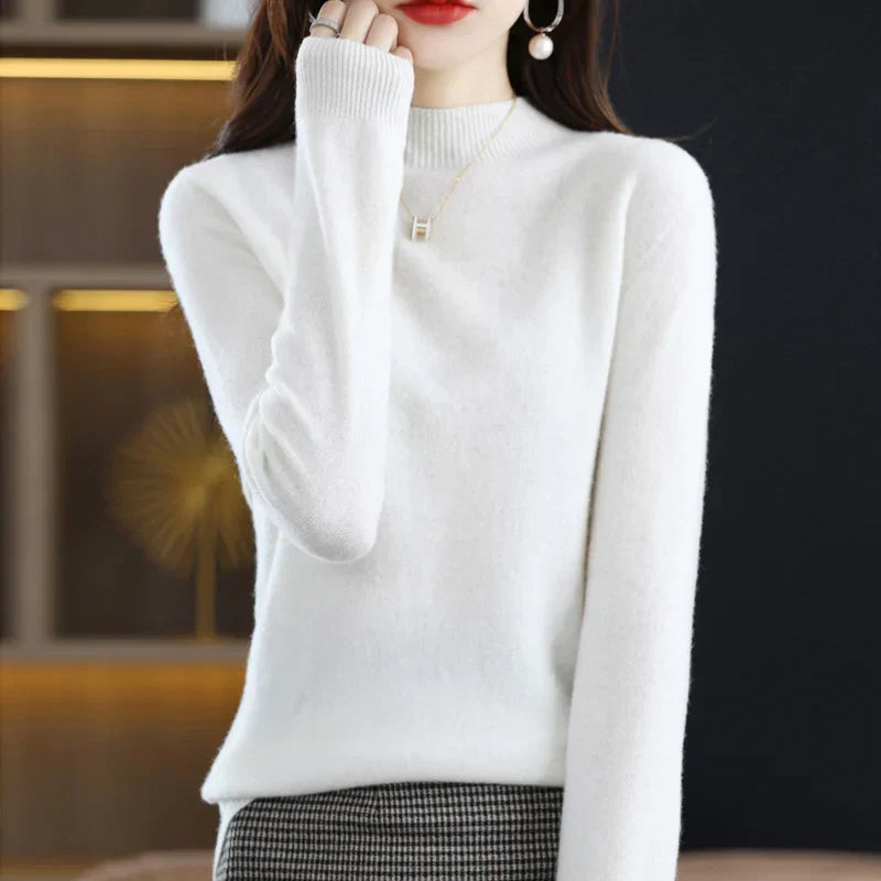 Iris | Women's Soft Cashmere Turtleneck Sweater