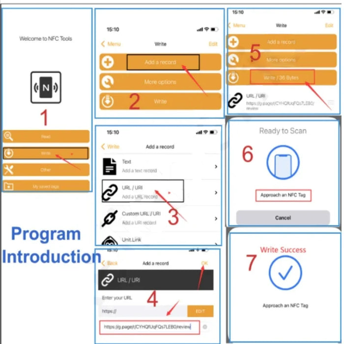 NFC Google Review Card Tap to Review – Easy Customer Feedback for Business & Service Use