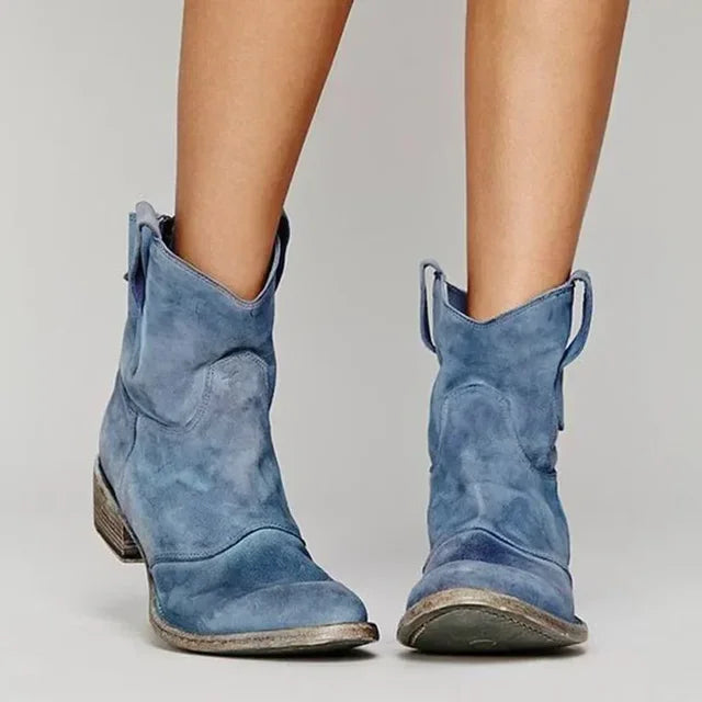 Harper | Women's Retro Western Ankle Boots