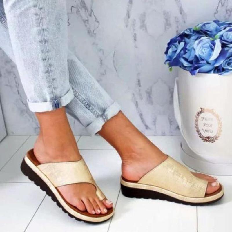 Lunara | Women's Cross-Strap Open Toe Flat Sandals