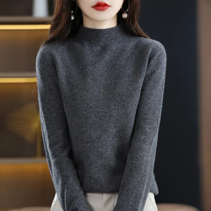 Iris | Women's Soft Cashmere Turtleneck Sweater