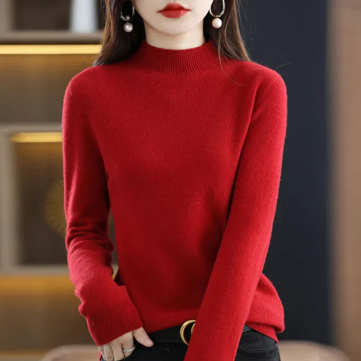 Iris | Women's Soft Cashmere Turtleneck Sweater