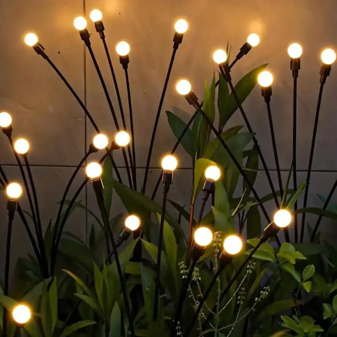 Solar Garden Lights Ground Stake Waterproof LED Outdoor Path
