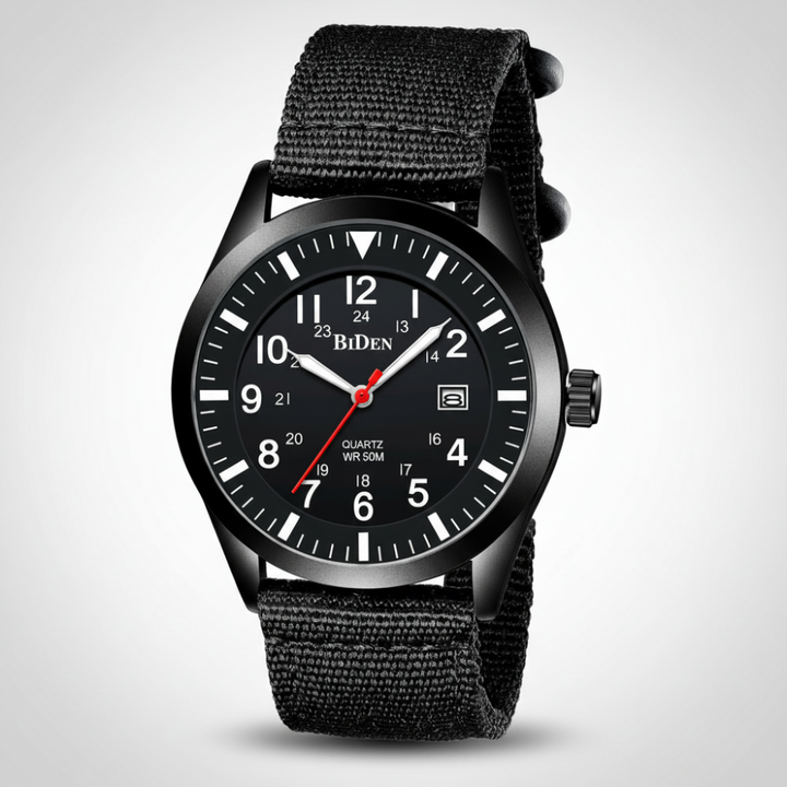 Tactical Military Watch Rugged Outdoor – Compass, Barometer & Thermometer, Durable Design for Adventure Use