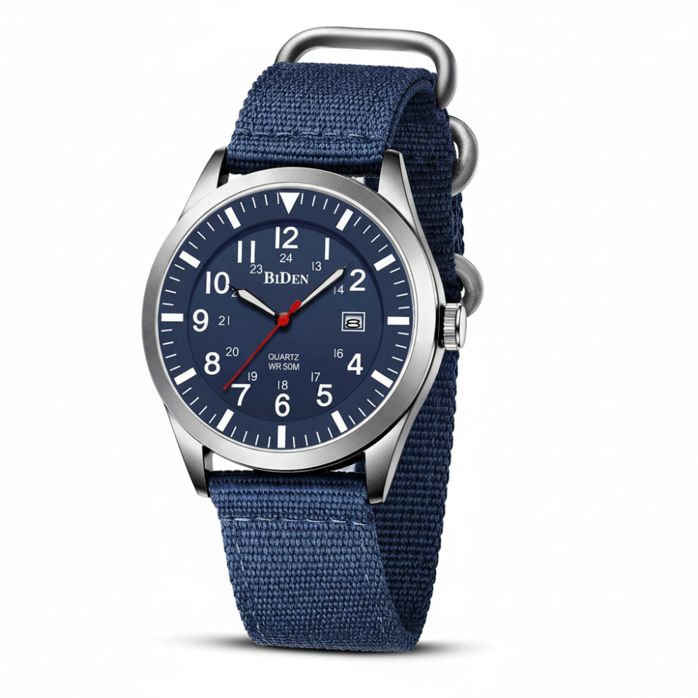 Tactical Military Watch Rugged Outdoor – Compass, Barometer & Thermometer, Durable Design for Adventure Use