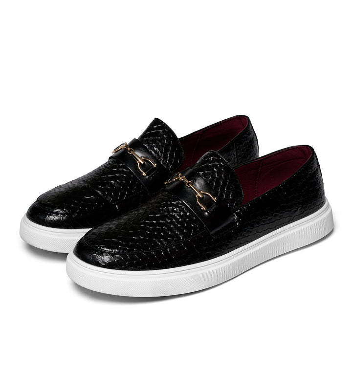 Marco | Men's Textured Slip On Casual Loafers