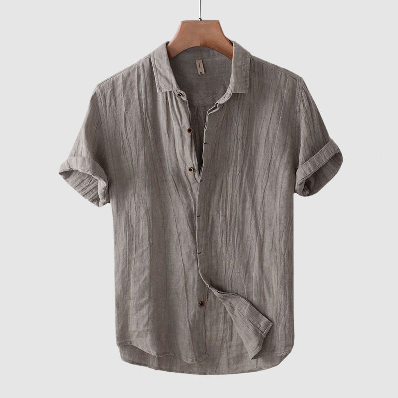 Hugo | Men's Textured Linen Button Down Shirt