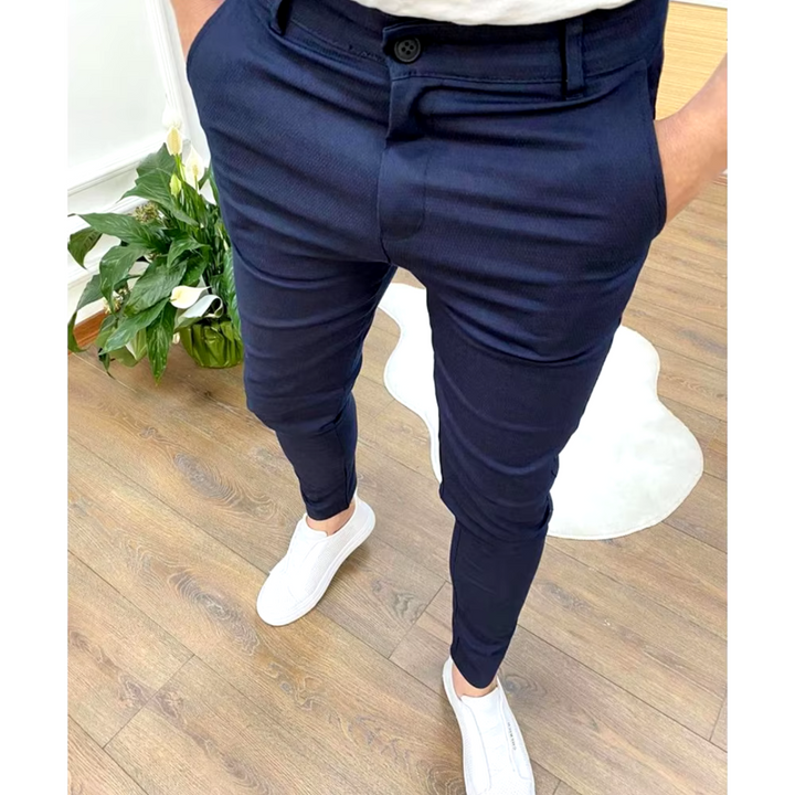Liam | Men's Slim-Fit Stretch Casual Trousers
